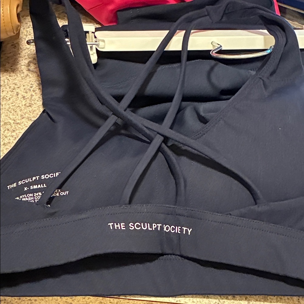 Elegant Navy Women's set for workout - Picture 6 of 9
